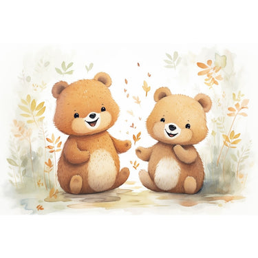 Canvas of Teddy Bears